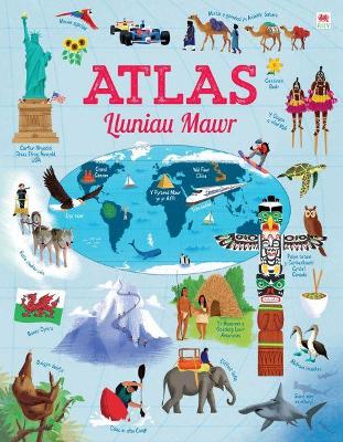 Book cover for Atlas Lluniau Mawr