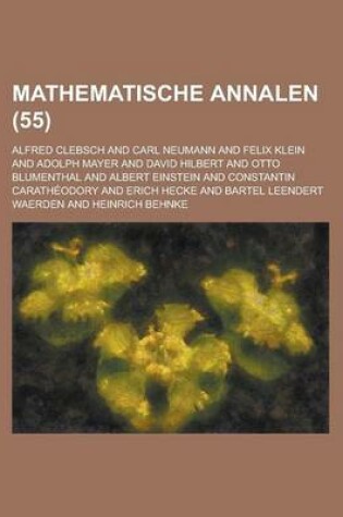 Cover of Mathematische Annalen (55 )