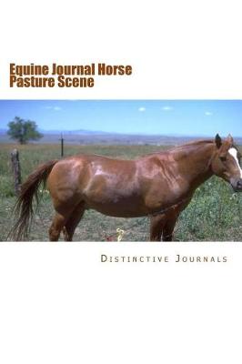 Book cover for Equine Journal Horse Pasture Scene