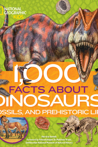 Cover of 1,000 Facts About Dinosaurs, Fossils, and Prehistoric Life