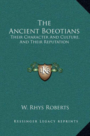 Cover of The Ancient Boeotians