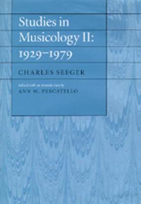 Book cover for Studies in Musicology II