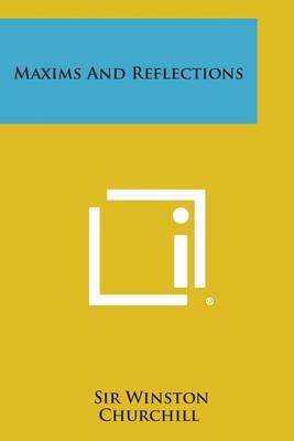 Book cover for Maxims and Reflections