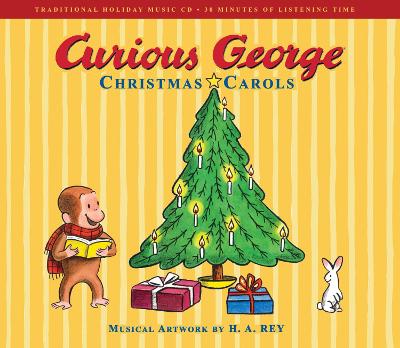 Book cover for Curious George Christmas Carols