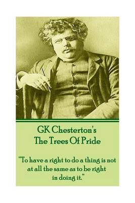 Book cover for GK Chesterton The Trees of Pride
