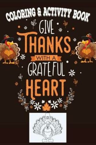 Cover of Coloring & Activity Book Give Thanks With A Grateful Heart
