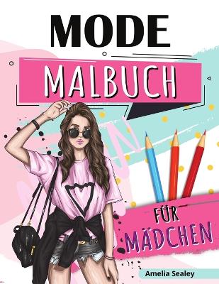 Book cover for Mode-Malbuch für Mädchen