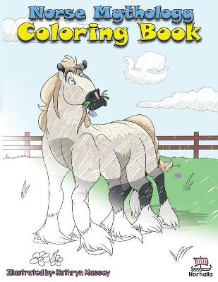 Book cover for Norse Mythology Coloring Book
