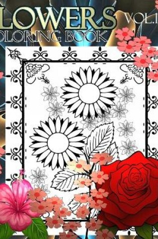 Cover of Flower Coloring Book