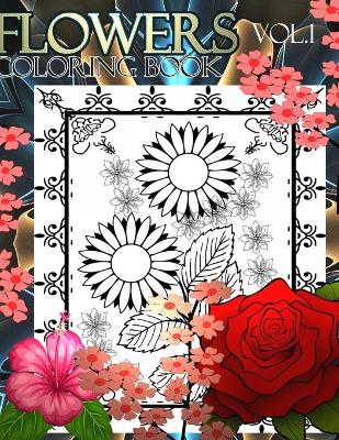 Cover of Flower Coloring Book