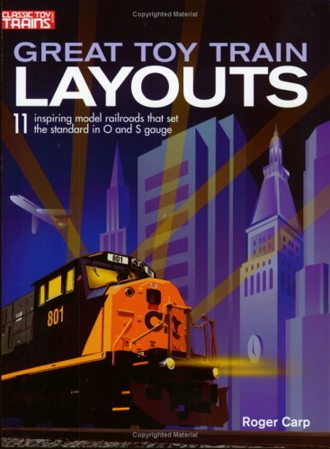 Book cover for Great Toy Train Layouts