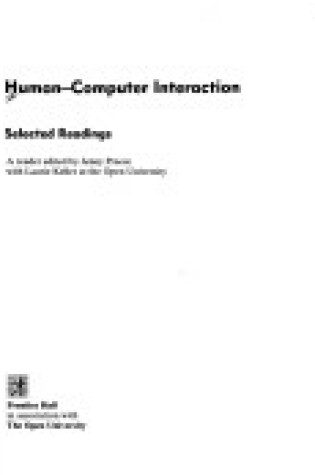 Cover of Human/Computer Interaction