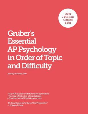 Book cover for Gruber's Essential AP Psychology