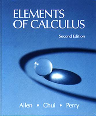 Book cover for Elements of Calculus