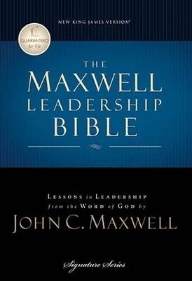 Book cover for Maxwell Leadership Bible NKJV Briefcase Edition