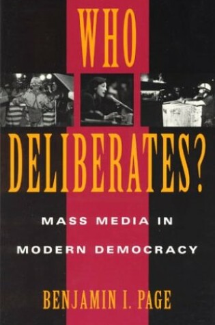 Cover of Who Deliberates?