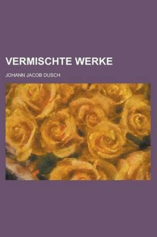 Cover of Vermischte Werke