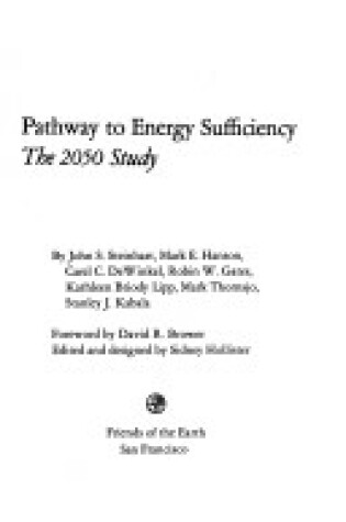 Cover of Pathway to Energy Sufficiency