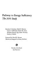 Book cover for Pathway to Energy Sufficiency