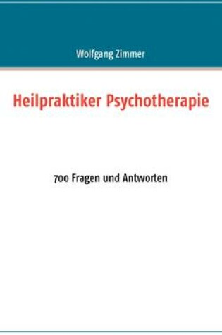 Cover of Heilpraktiker Psychotherapie