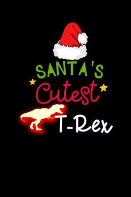 Book cover for santa's cutest T-Rex