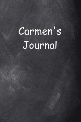 Book cover for Carmen Personalized Name Journal Custom Name Gift Idea Carmen