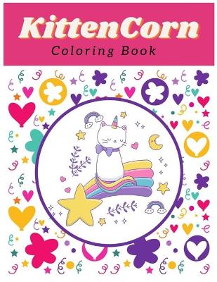 Book cover for Kittencorn Coloring Book