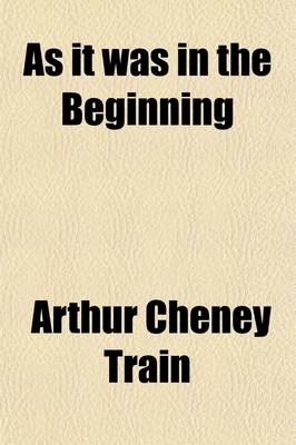 Book cover for As It Was in the Beginning