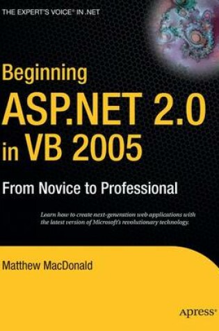 Cover of Beginning ASP.Net 2.0 in VB 2005