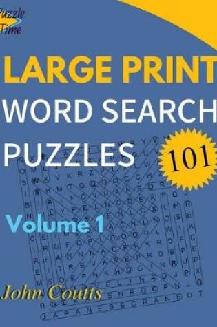 Cover of 101 Large Print Word Search Puzzles