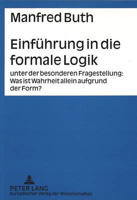 Book cover for Einfuehrung in Die Formale Logik