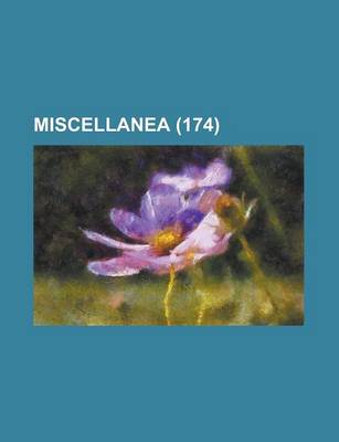 Book cover for Miscellanea (174)