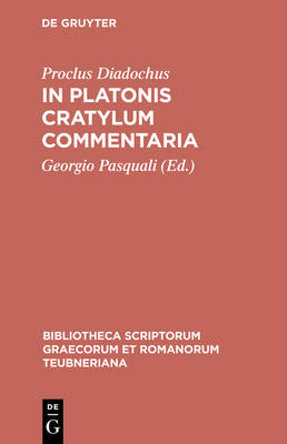 Cover of In Platonis Cratylum Commentaria