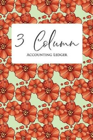 Cover of 3 Column Accounting Ledger