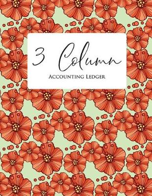 Book cover for 3 Column Accounting Ledger