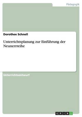 Book cover for Unterrichtsplanung zur Einfuhrung der Neunerrreihe