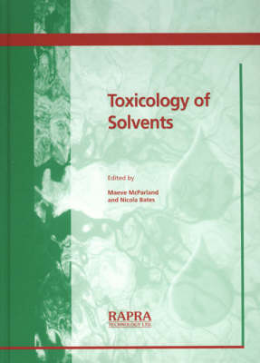 Cover of Toxicology of Solvents