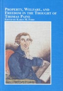 Book cover for Property, Welfare and Freedom in the Thought of Thomas Paine