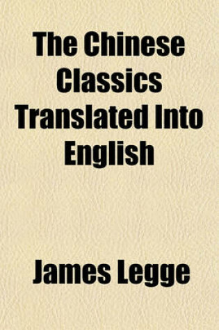 Cover of The Chinese Classics Translated Into English