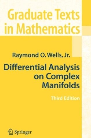 Cover of Differential Analysis on Complex Manifolds