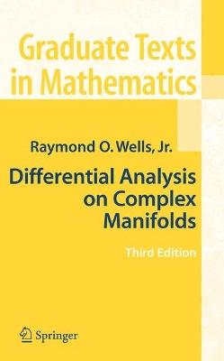 Book cover for Differential Analysis on Complex Manifolds