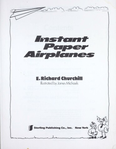 Book cover for Instant Paper Aeroplanes