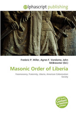 Book cover for Masonic Order of Liberia