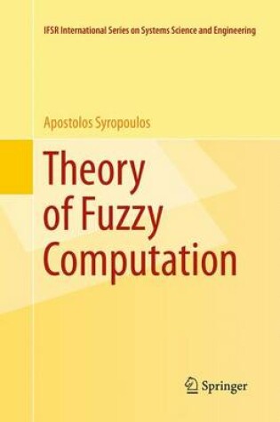 Cover of Theory of Fuzzy Computation