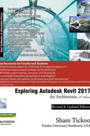 Cover of Exploring Autodesk Revit 2017 for Architecture