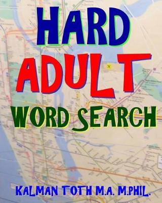 Book cover for Hard Adult Word Search