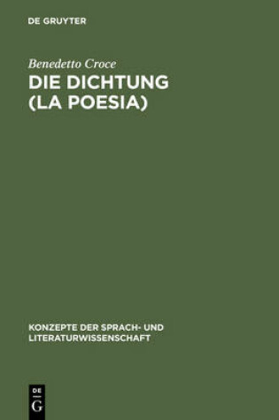 Cover of Die Dichtung (La Poesia)