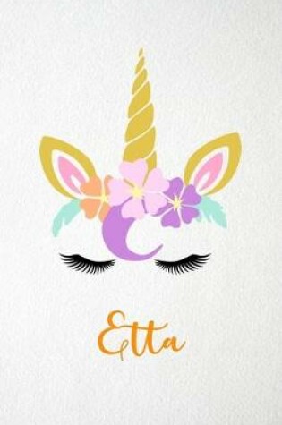 Cover of Etta A5 Lined Notebook 110 Pages