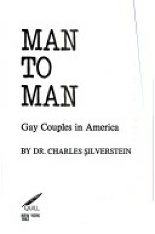 Cover of Man to Man