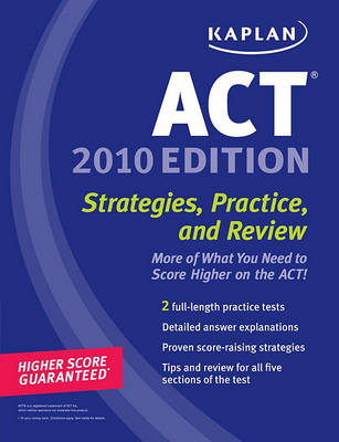 Book cover for Kaplan ACT